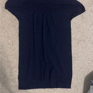 Charlotte Russe Navy Short Sleeve Top